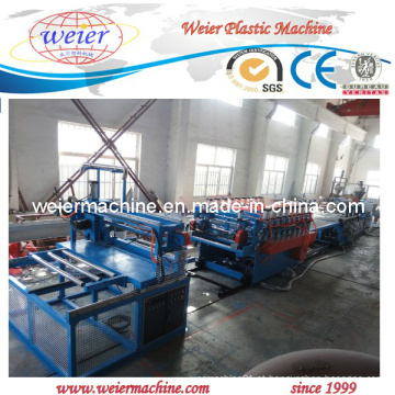 Linha de máquina de produção de placa de espuma de PVC Crusted
